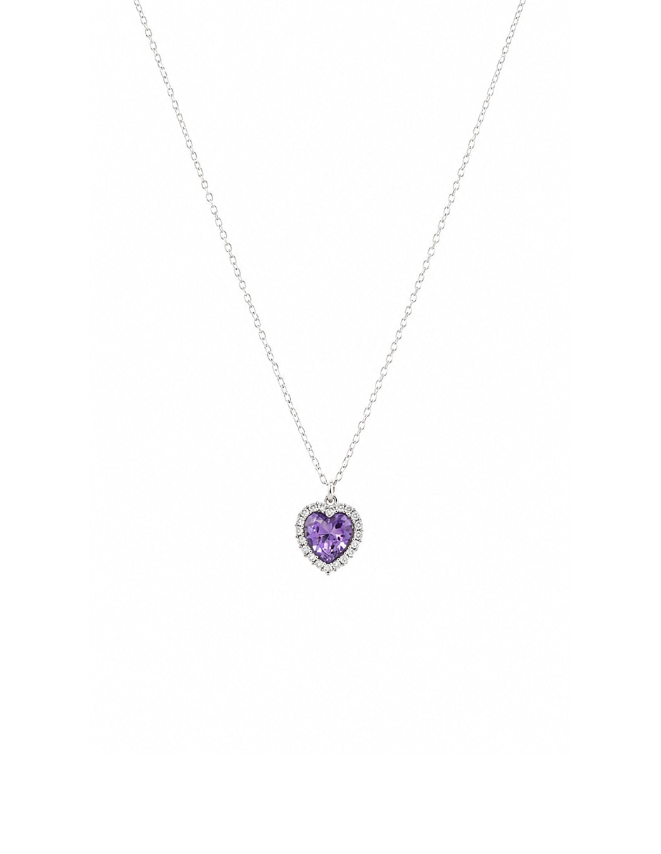 Collar con dije de corazón Collar con dije de corazón