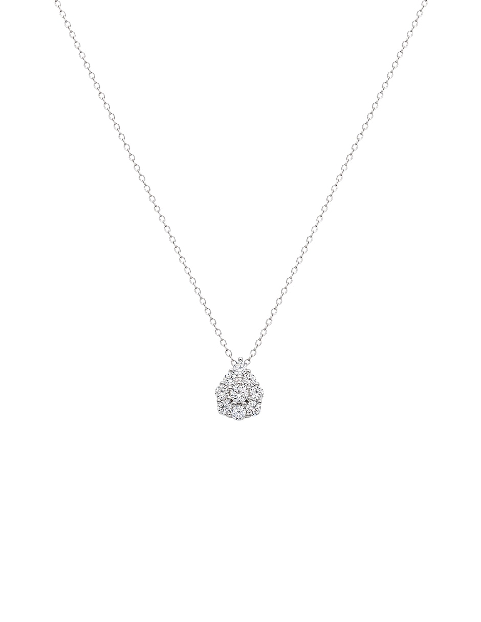 Collar con dije de gota de plata P 925