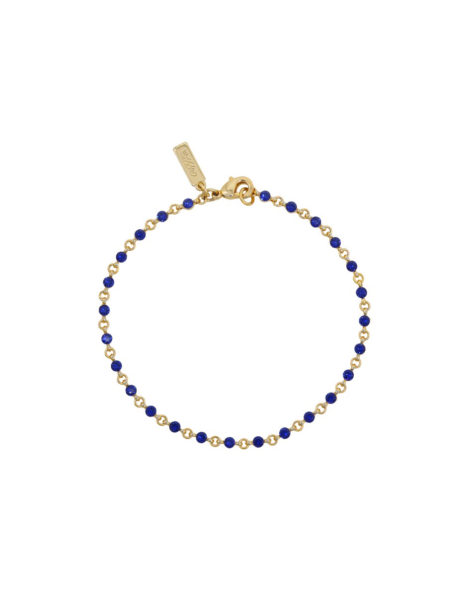 Pulsera con cristal Zafiro Especial acabado brillante Pulsera con cristal Zafiro Especial acabado brillante
