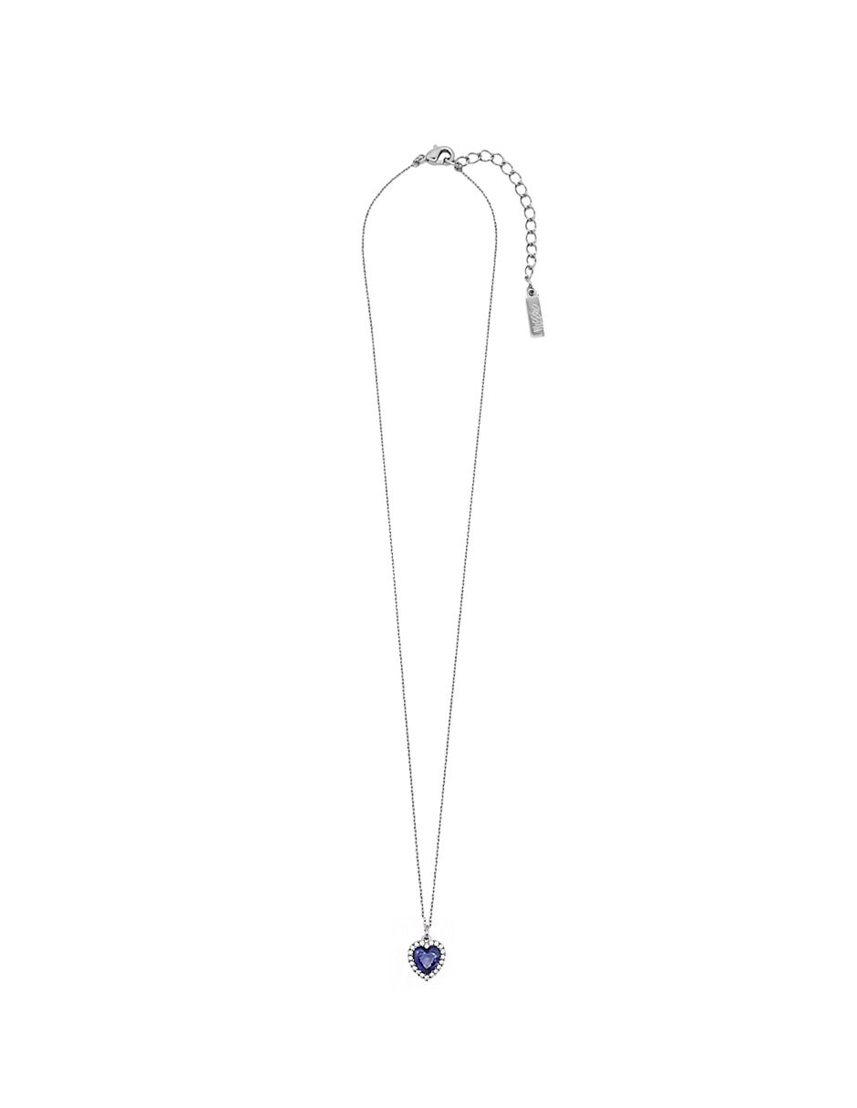 Collar con dije de corazón CIRCONIA Y MICRO PAVÉ 2