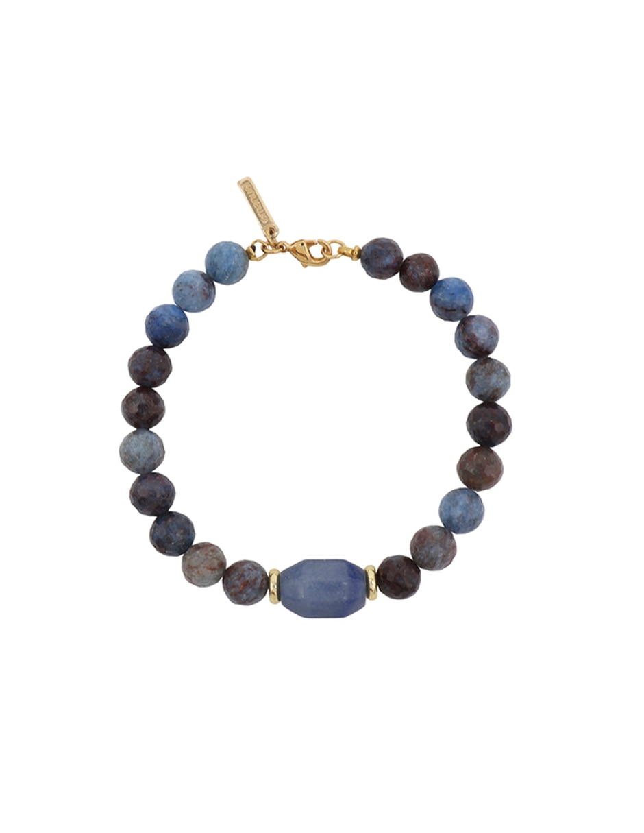 Pulsera con turquesa Piedra Natural acabado pulido