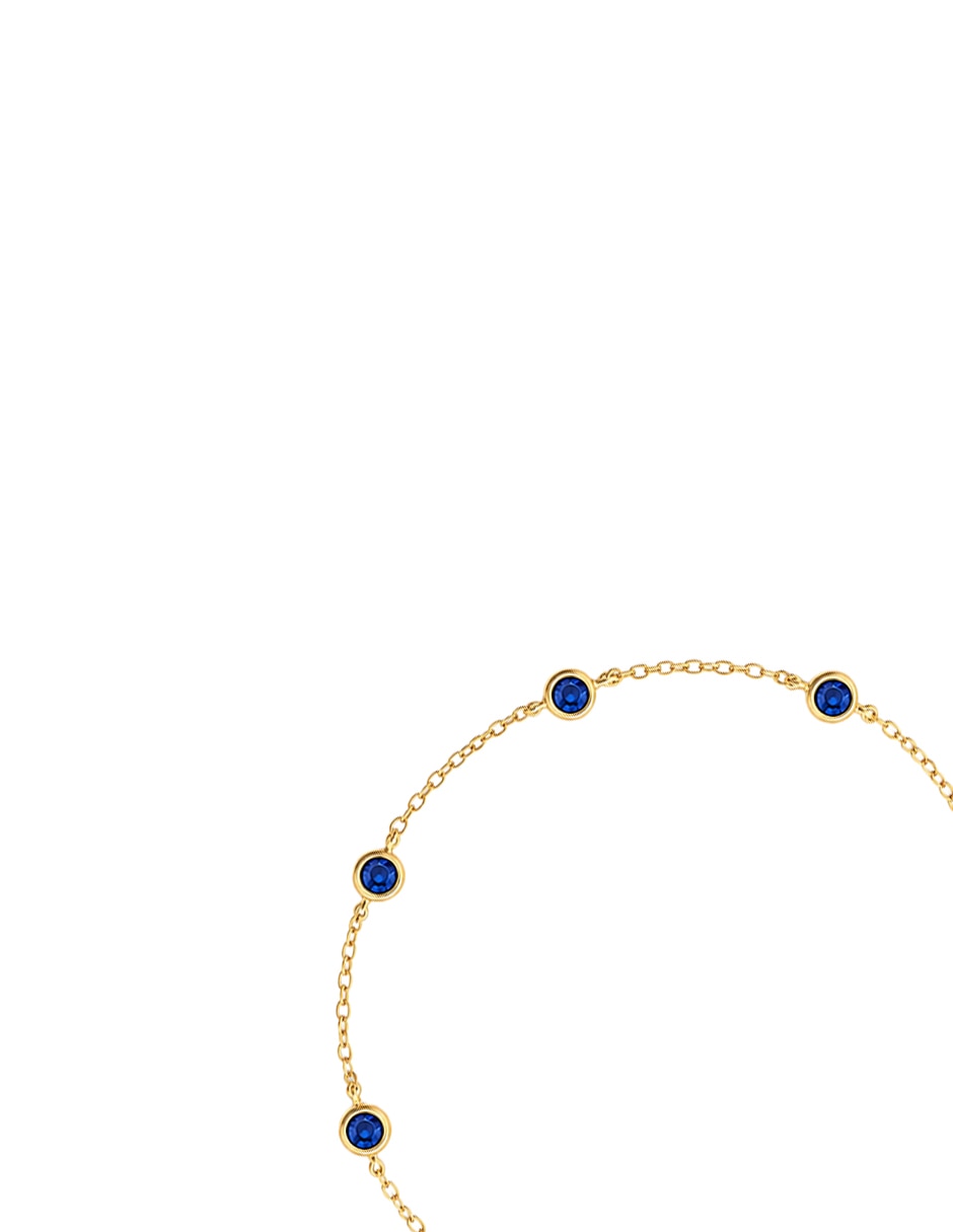 Pulsera de plata con zirconia cúbica P 925 Destellos De Color acabado brillante 2