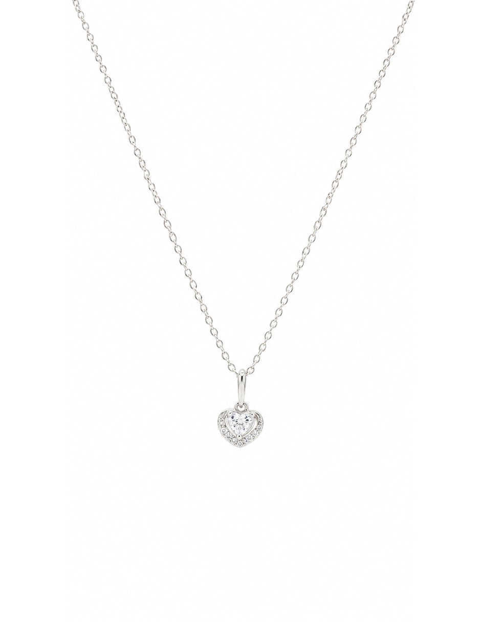 Collar con dije de corazón CORAZÓN de plata P 925 Collar con dije de corazón CORAZÓN de plata P 925