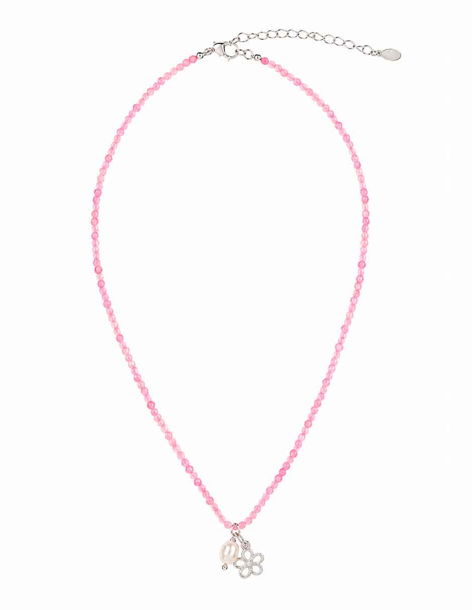 Collar con dije de plata P 925 Collar con dije de plata P 925