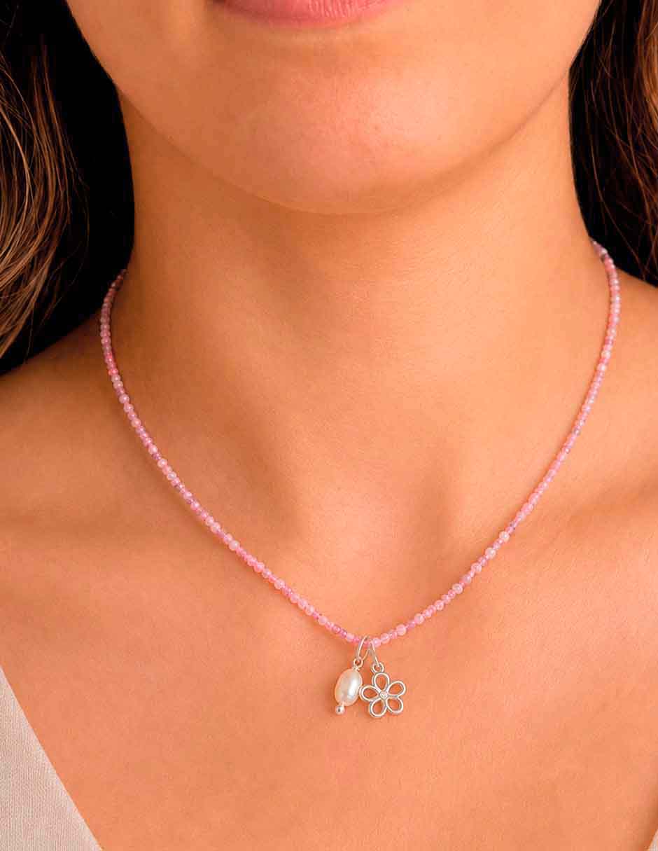 Collar con dije de plata P 925 2