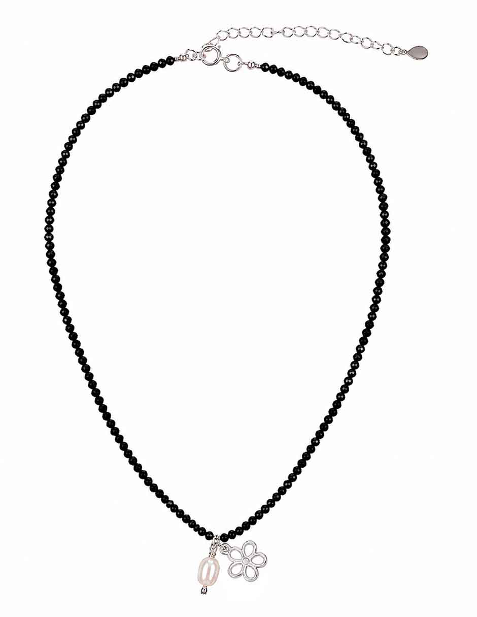 Collar con dije de plata P 925 Collar con dije de plata P 925