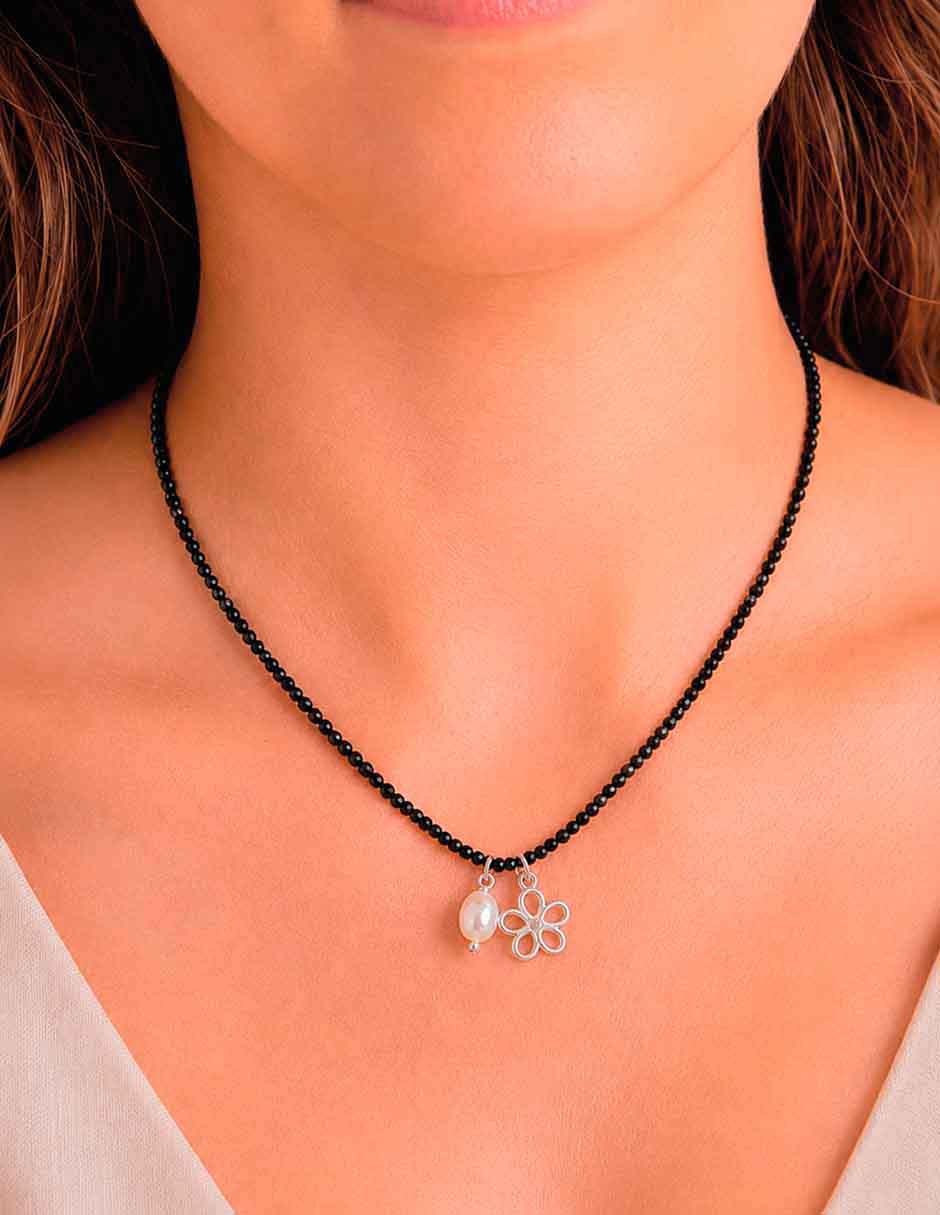 Collar con dije de plata P 925 2