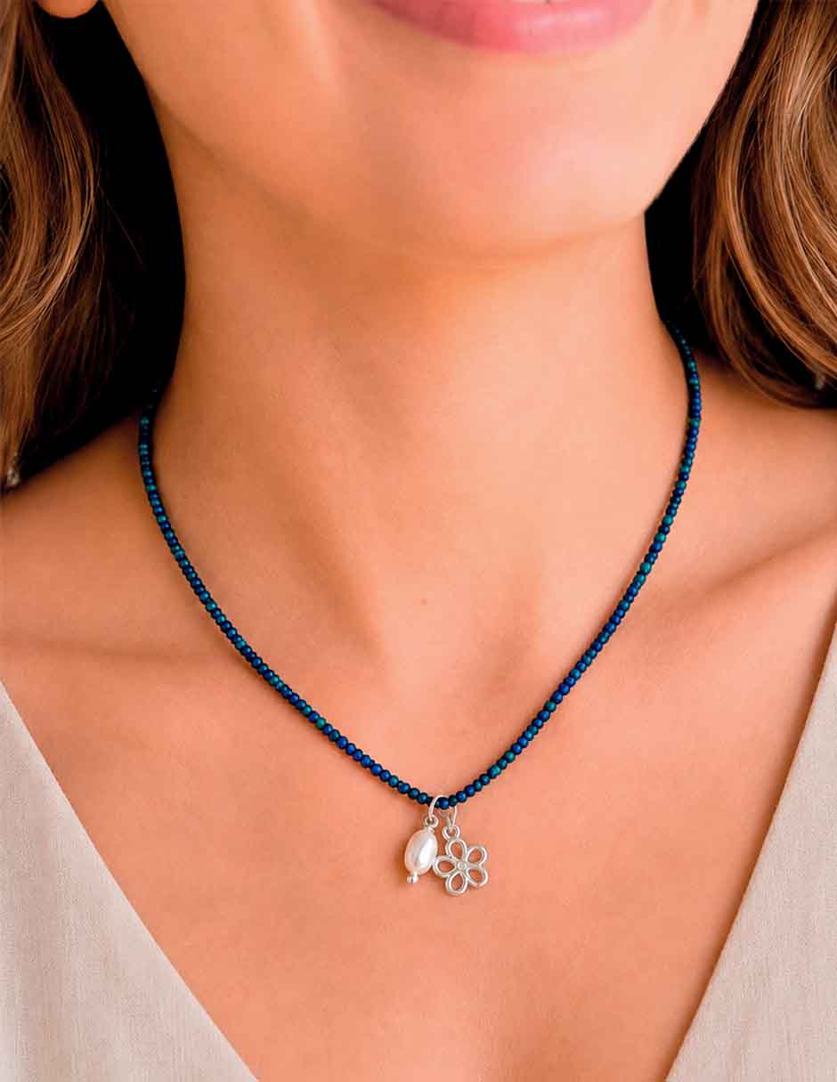 Collar con dije de plata P 925 2