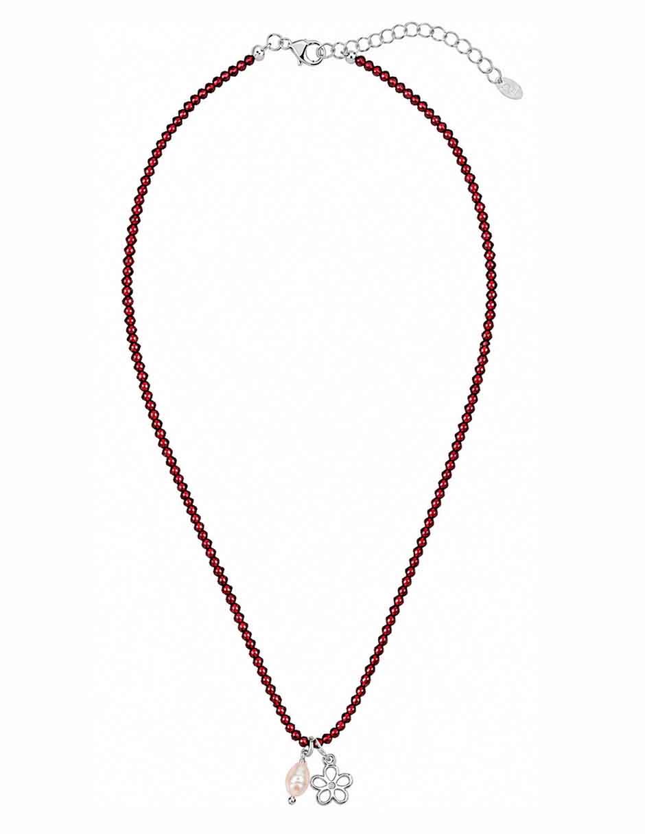 Collar con dije de plata P 925 Collar con dije de plata P 925