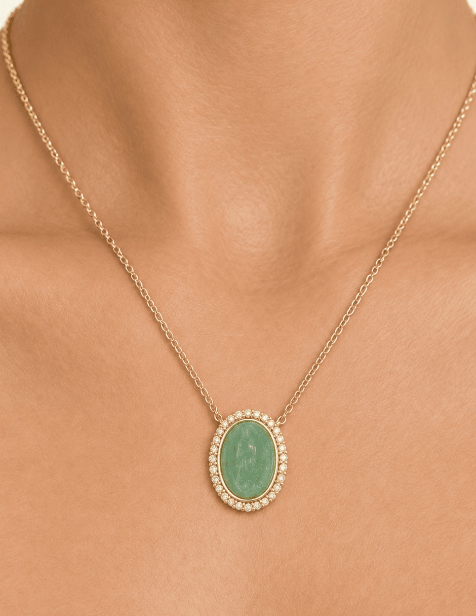 Collar ovalado Religiosos 14 K 4