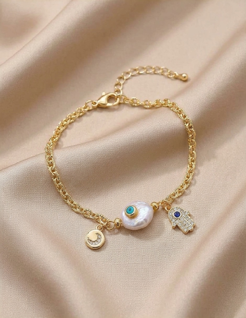 Pulsera de oro amarillo con 18 k 3
