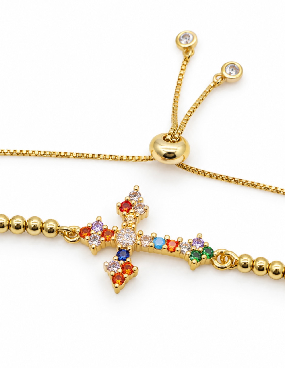 Set de pulsera de oro amarillo 18 k 4