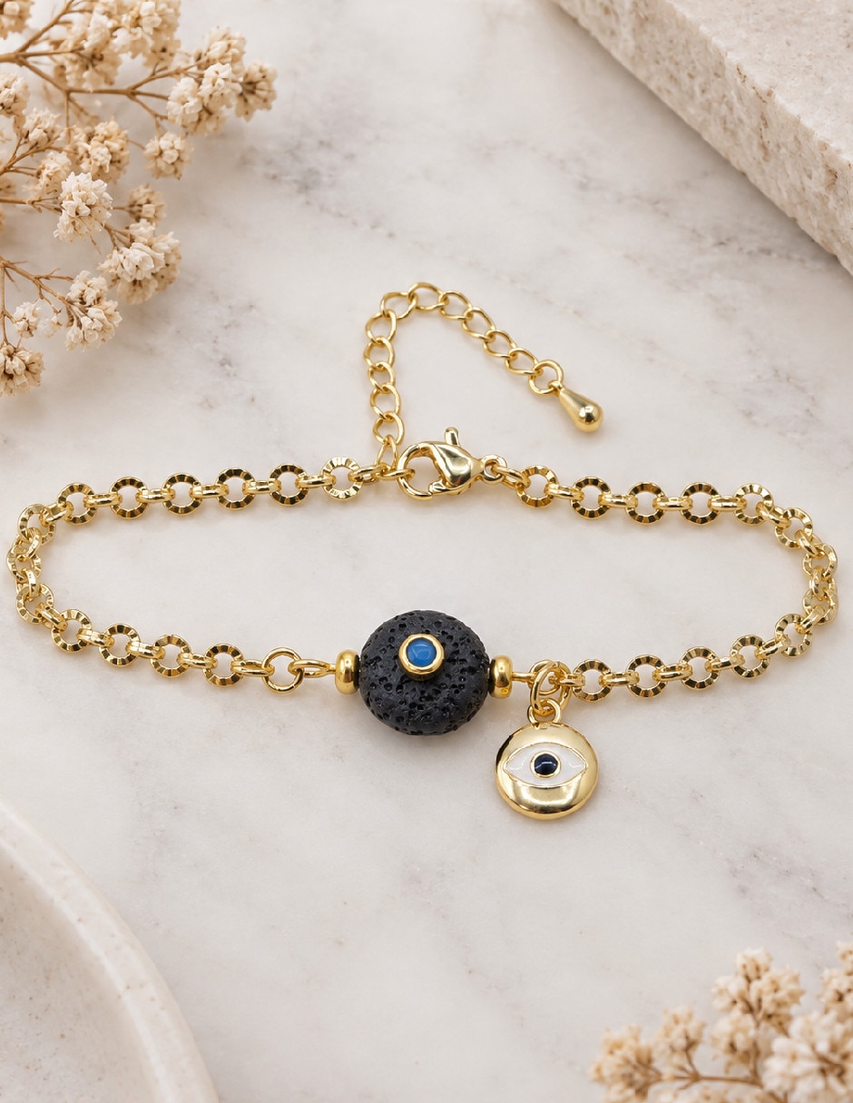 Pulsera de oro amarillo 18 k 3