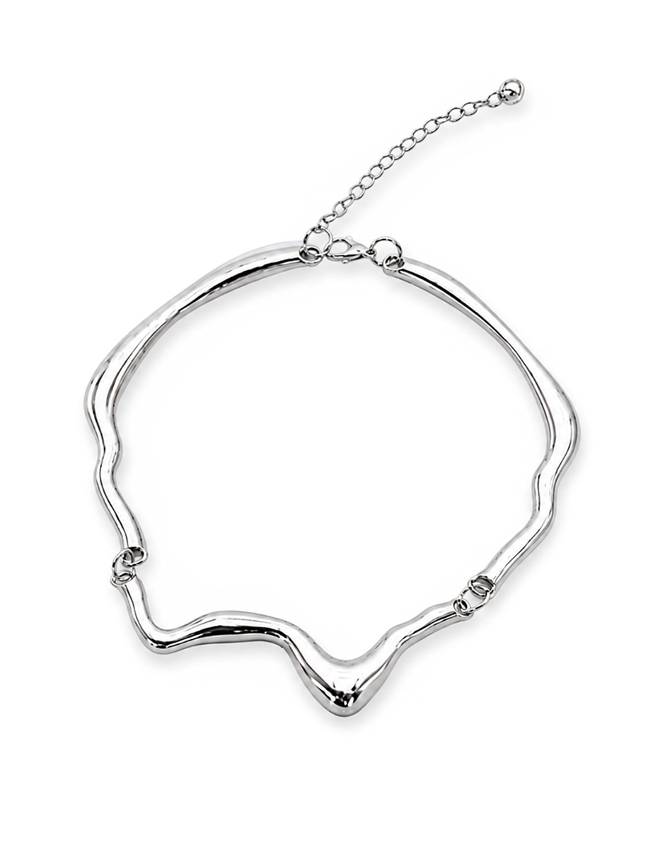 Collar Metallic Grey de metal Collar Metallic Grey de metal