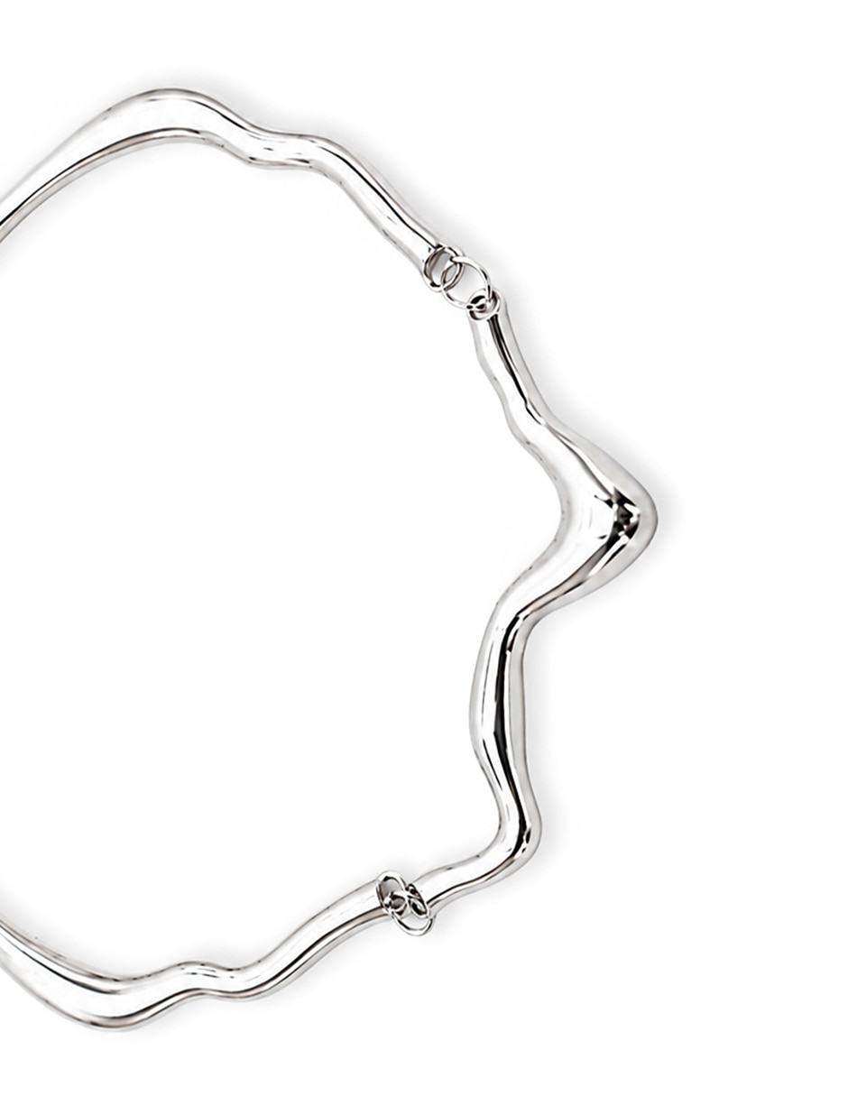 Collar Metallic Grey de metal 3