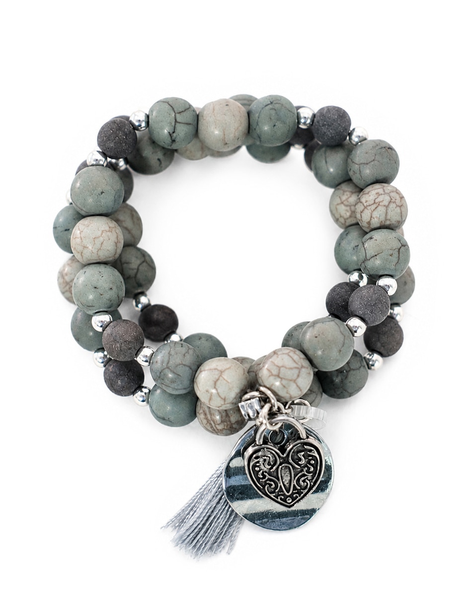 Pulsera Metallic Grey 3