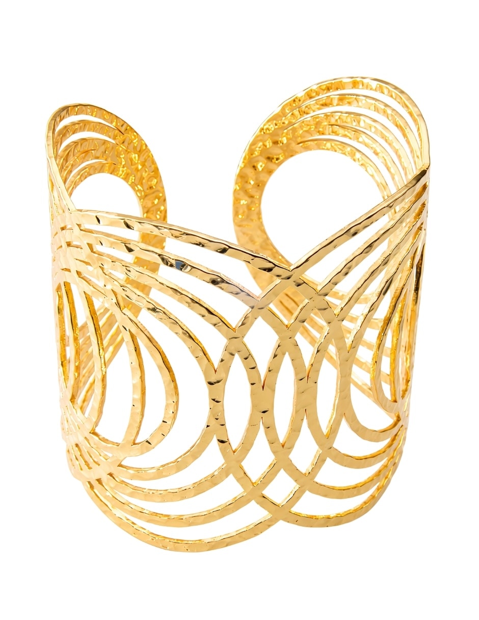 Brazalete con Ondara acabado baño de oro Brazalete con Ondara acabado baño de oro