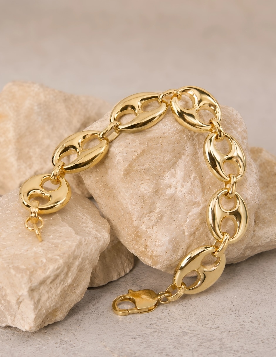 Pulsera Marena acabado baño de oro 5