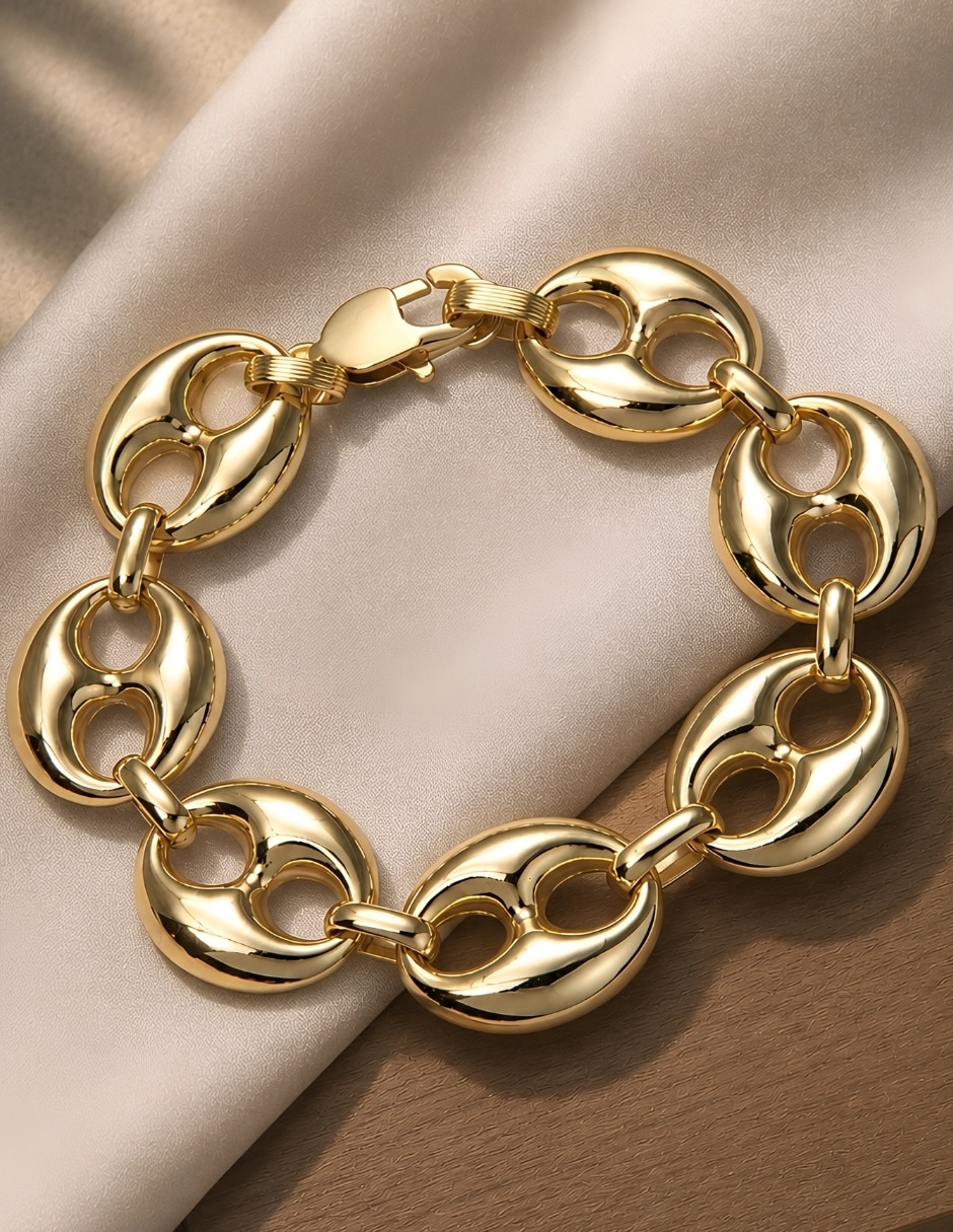 Pulsera Marena acabado baño de oro 6