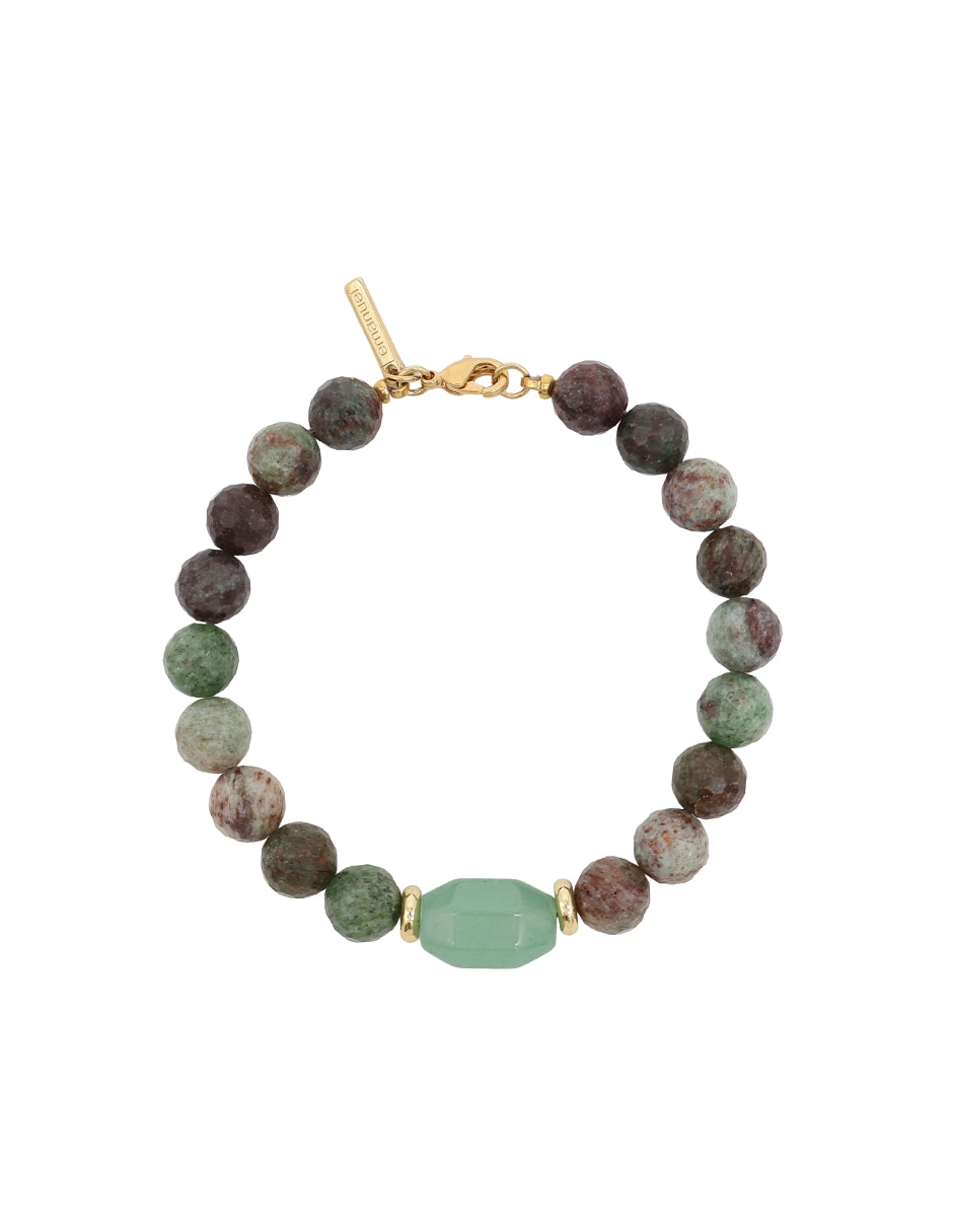 Pulsera con turquesa Piedra Natural acabado pulido