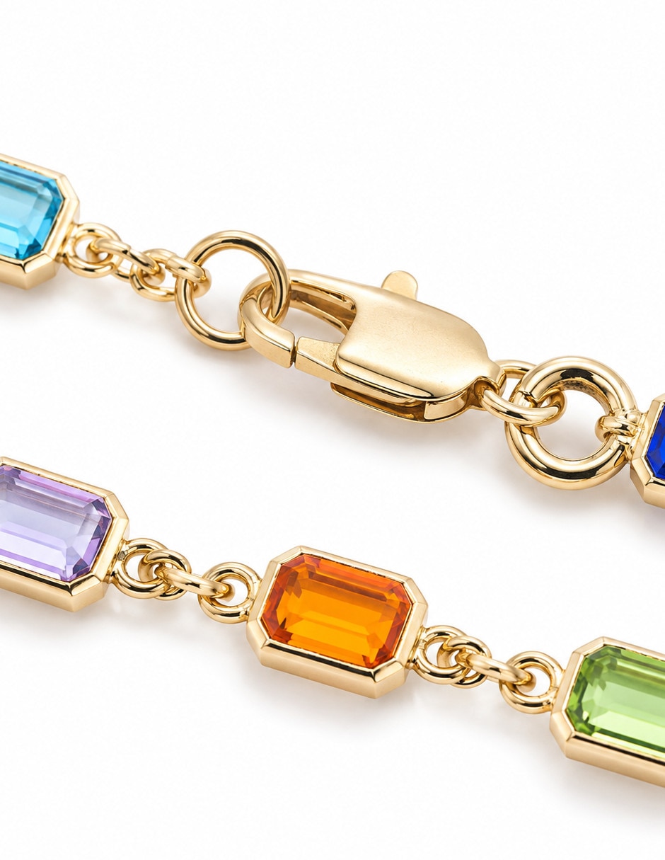 Pulsera de Oro con Sin gema 18 K acabado