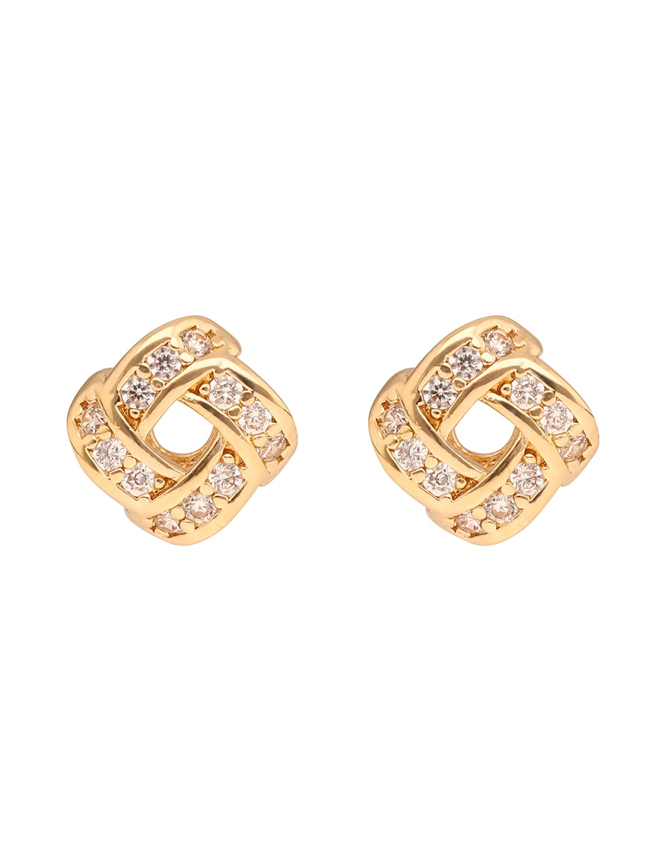 Aretes social cz ears m2 con acabado brillante Aretes social cz ears m2 con acabado brillante