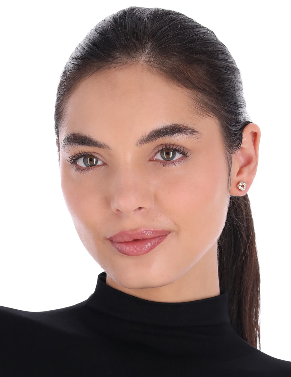 Aretes social cz ears m2 con acabado brillante 2