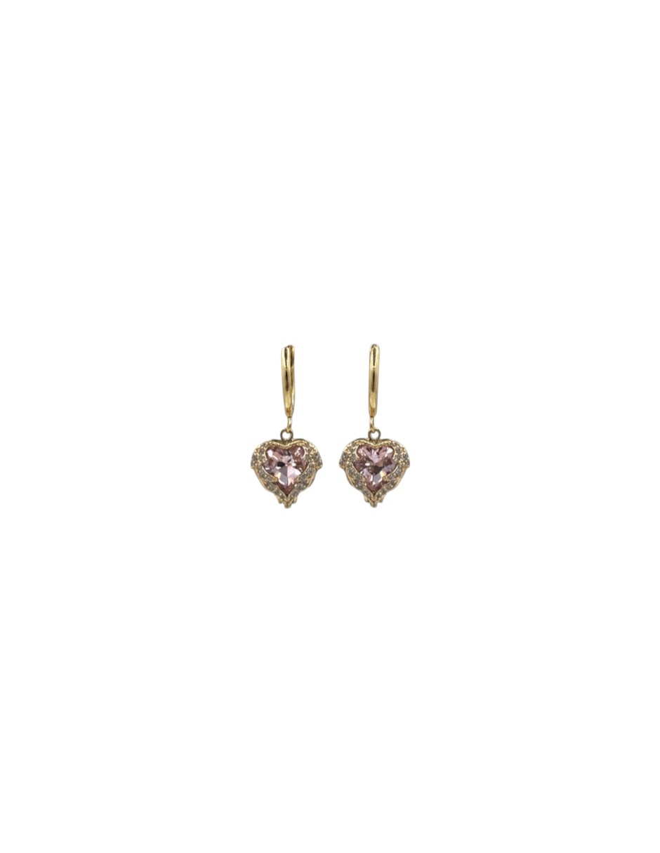 Aretes y collar de (si aplica) " de Acero inoxidable Sin kilataje Zirconia 2