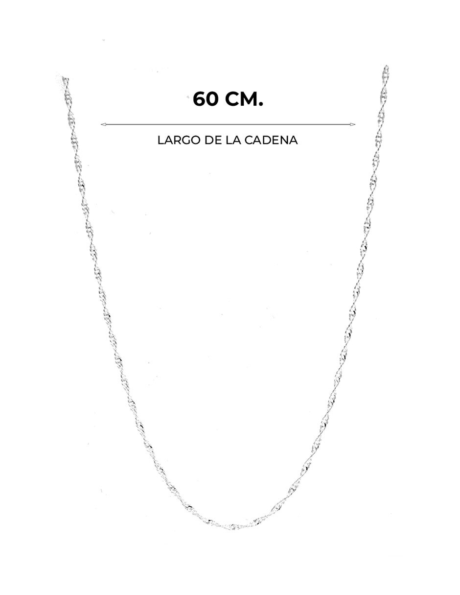 Cadena de plata p 925 5