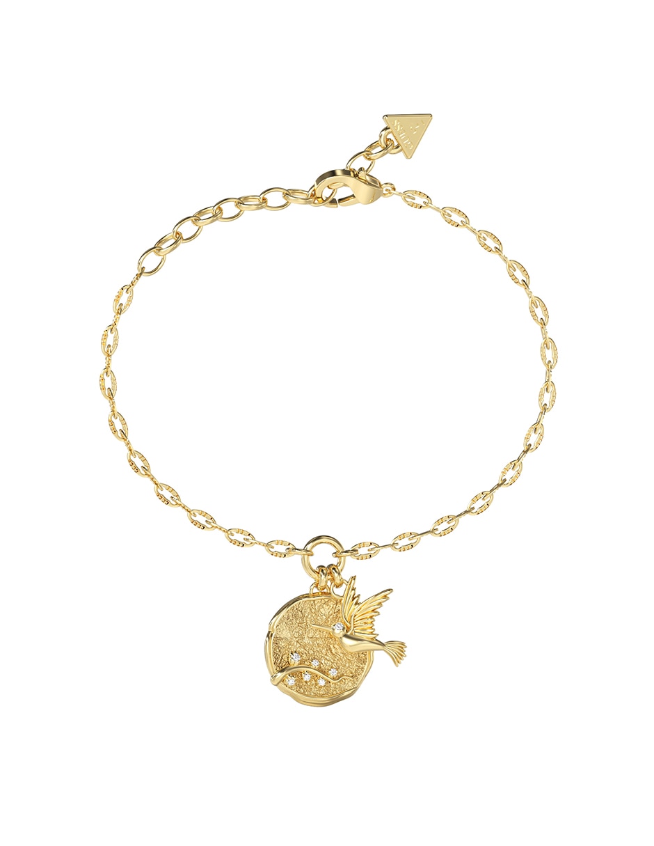 Pulsera de acero inoxidable con cristal morning grace