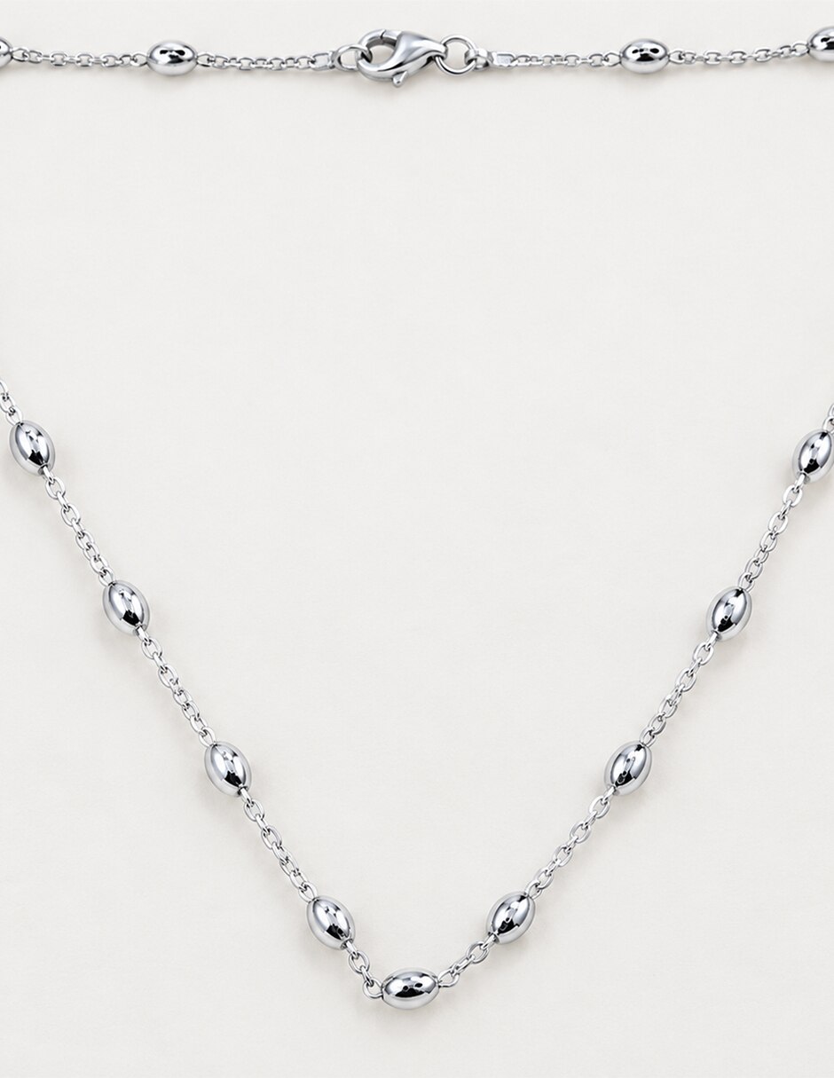Cadena disney princess de bola collar de plata p 925