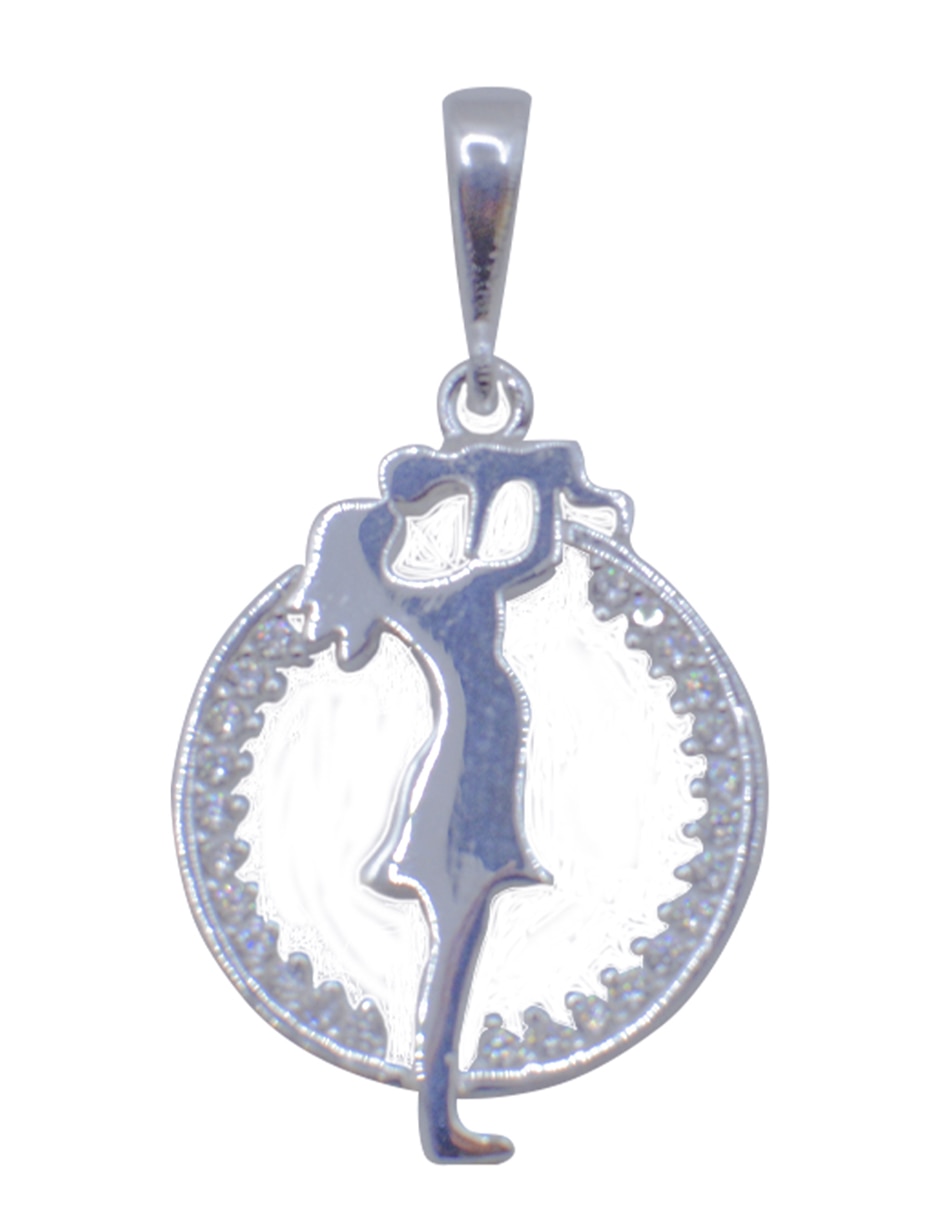 Colgante y dije de A19 Dije Mater de Plata P 950