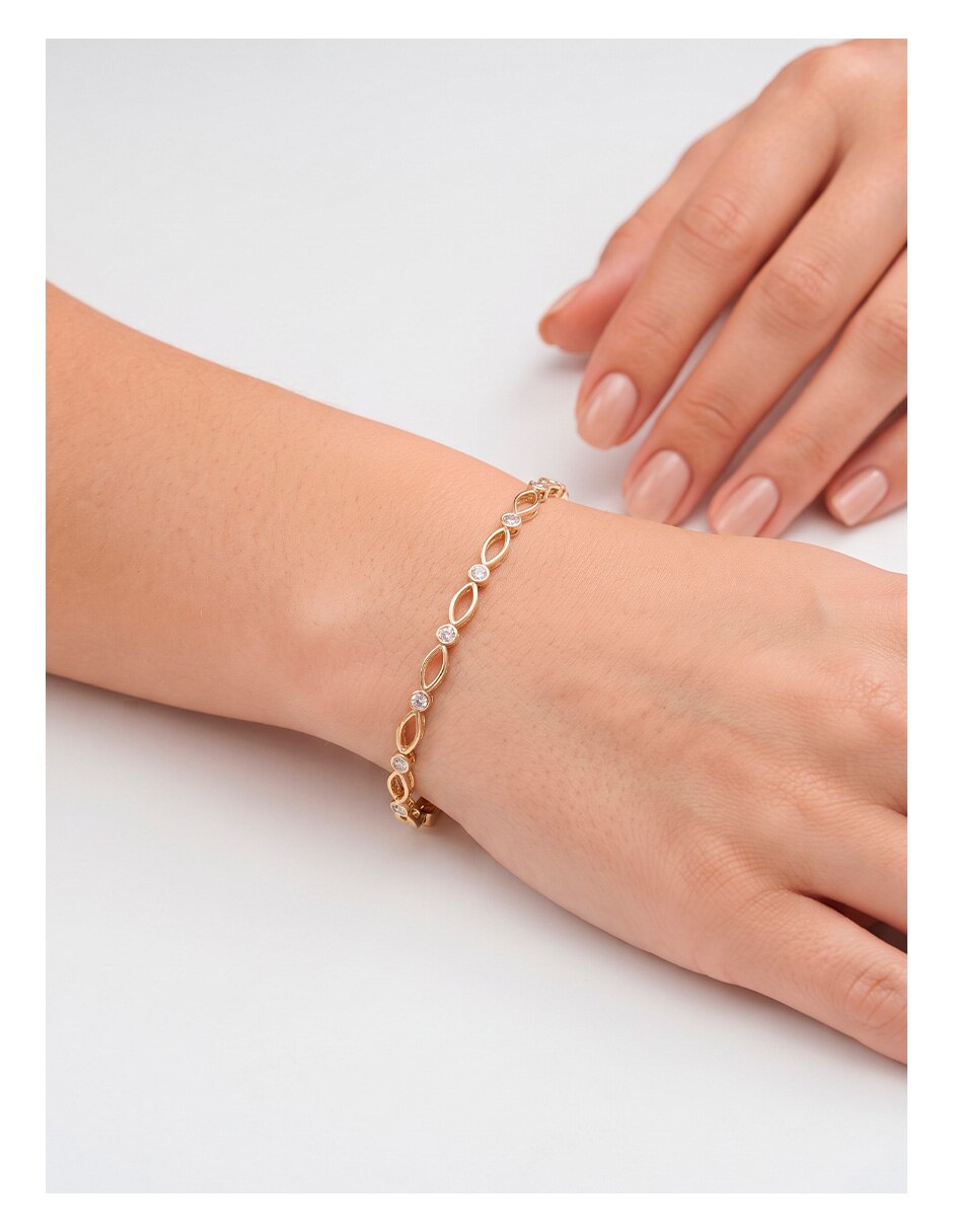Pulsera con zirconia 2
