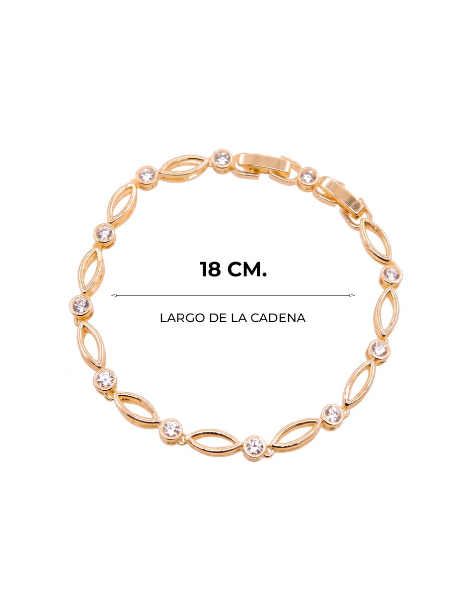 Pulsera con zirconia 6