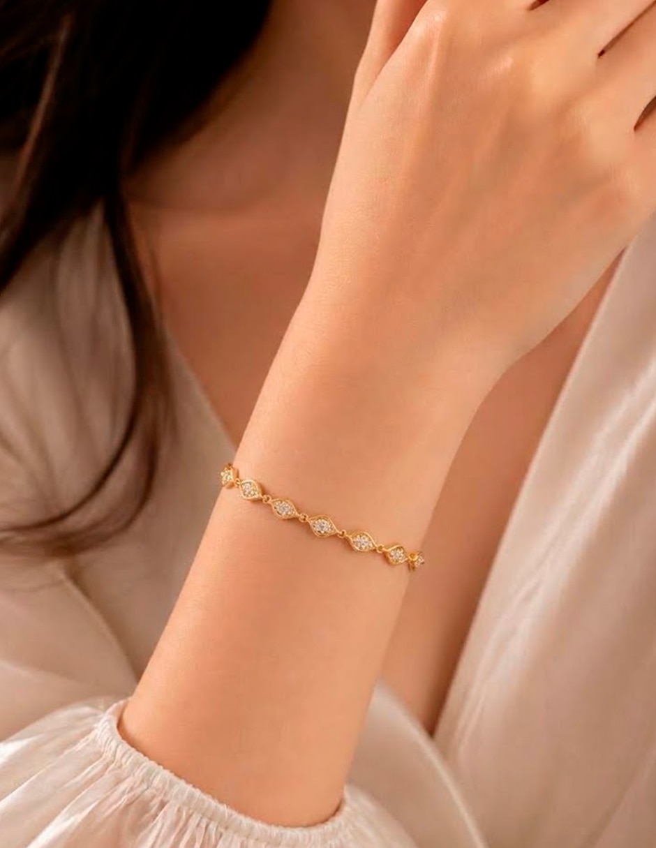 Pulsera con zirconia 4
