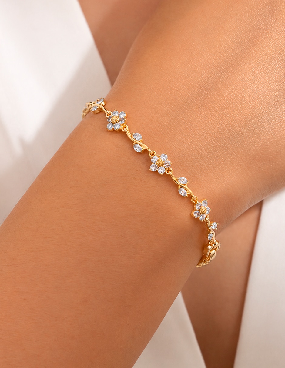 Pulsera con zirconia 4