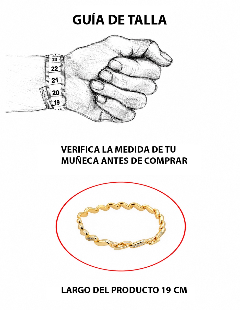 Pulsera con zirconia 5