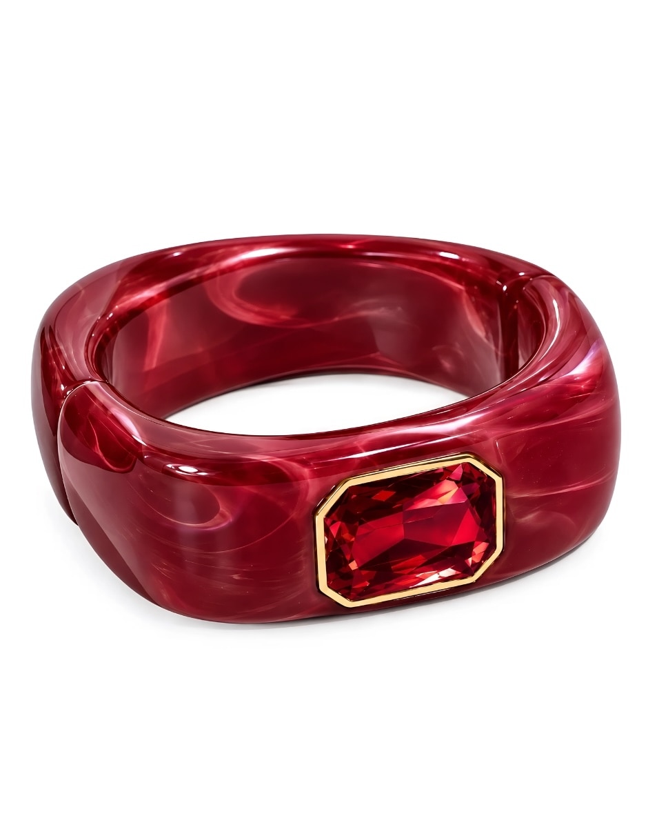 Brazalete de resina con cristal vitra 3