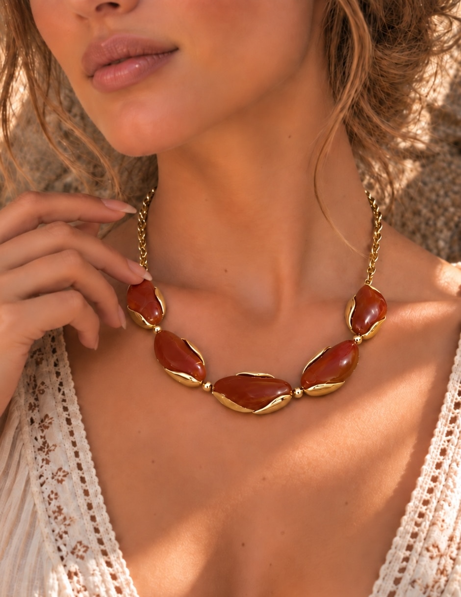 Collar calista de acero inoxidable 5