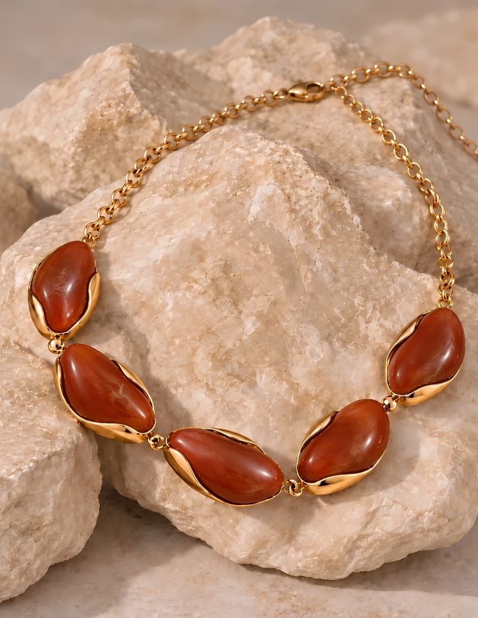 Collar calista de acero inoxidable 8