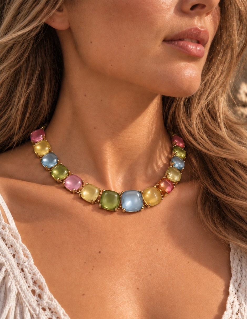 Collar chromia de acero inoxidable 5