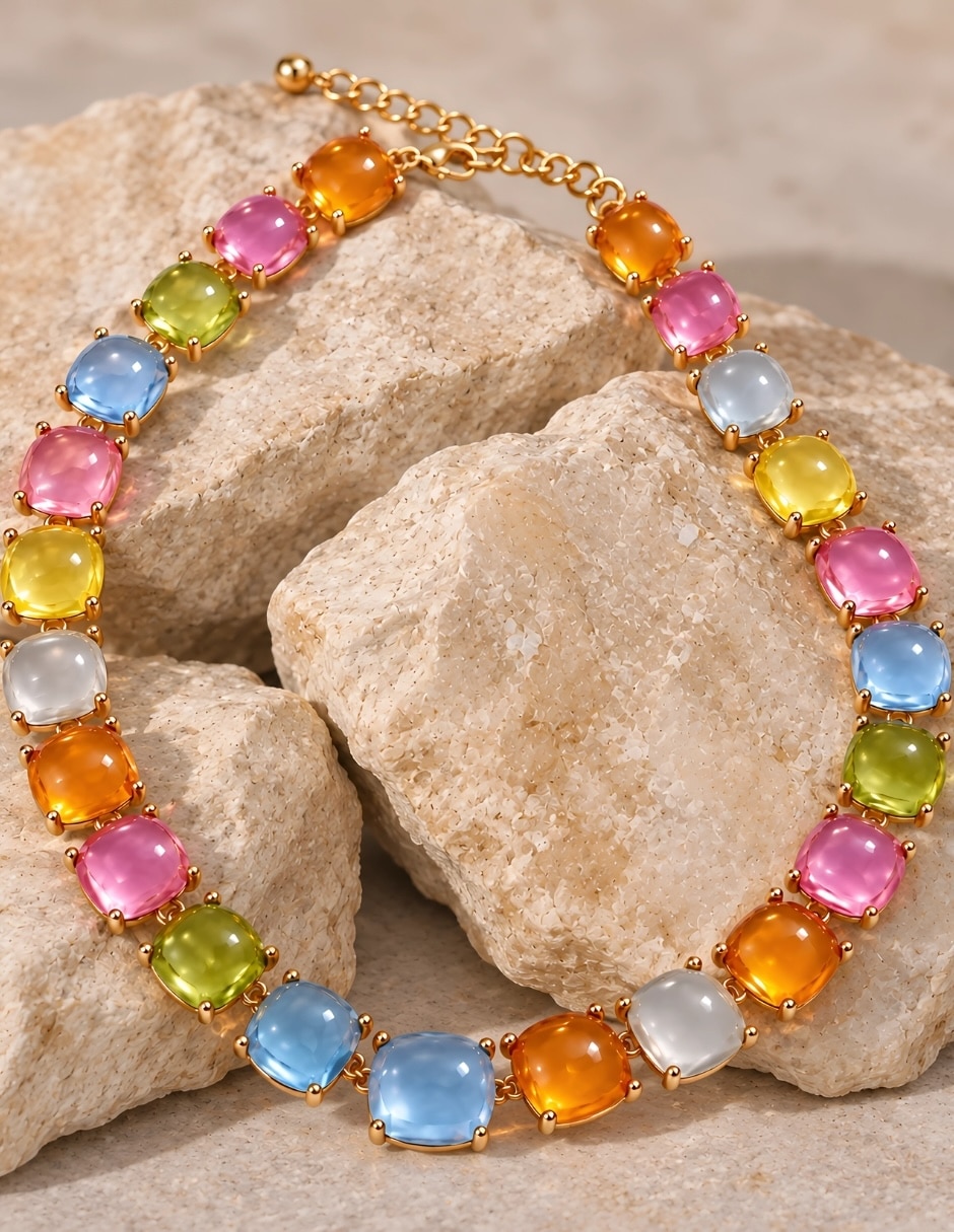 Collar chromia de acero inoxidable 6