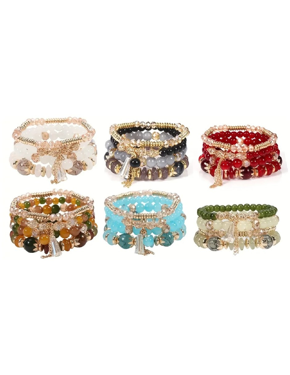 Kit de pulsera de Acrílico con Sin gema Sin kilataje acabado