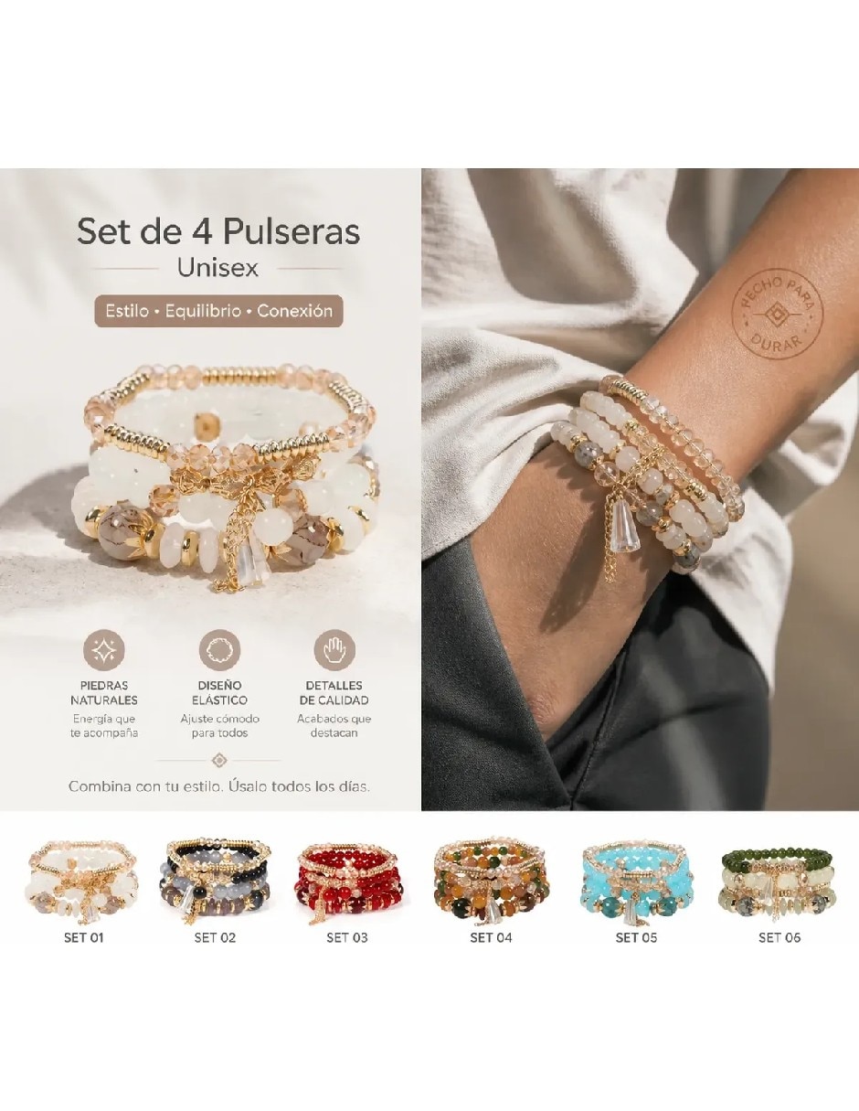 Kit de pulsera de Acrílico con Sin gema Sin kilataje acabado 3