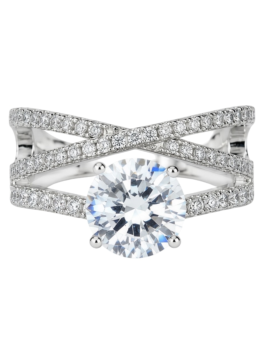 Anillo con gema veyra zirconia Anillo con gema veyra zirconia