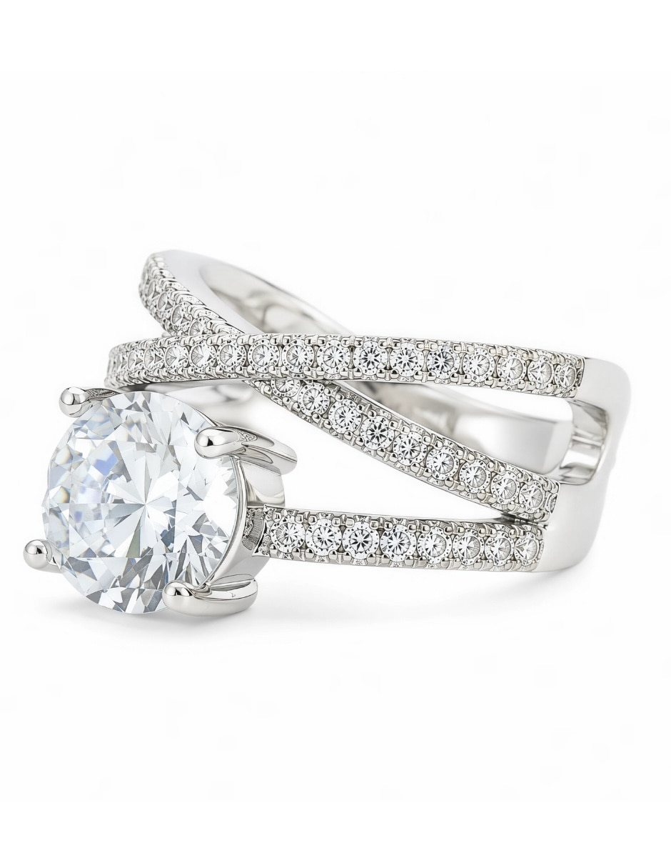 Anillo con gema veyra zirconia 2