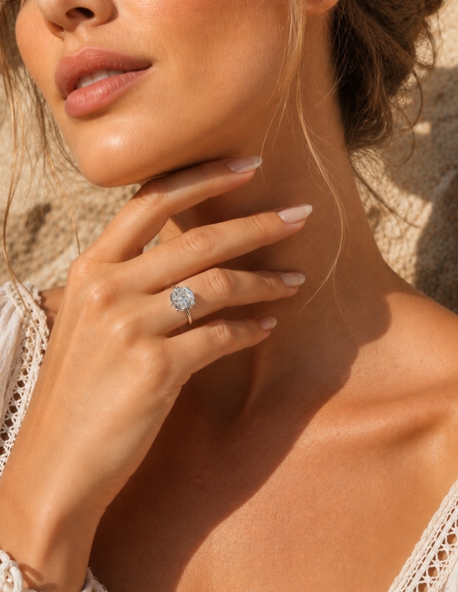 Anillo con gema lumina zirconia 9