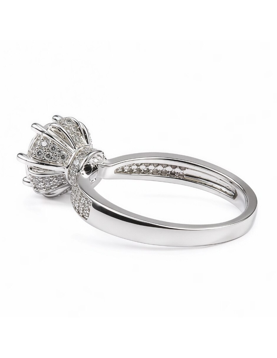 Anillo con gema de (si aplica) Ninguna Elara No aplica Sin kilataje de Aleación de metal Zirconia Baño de rodio 3