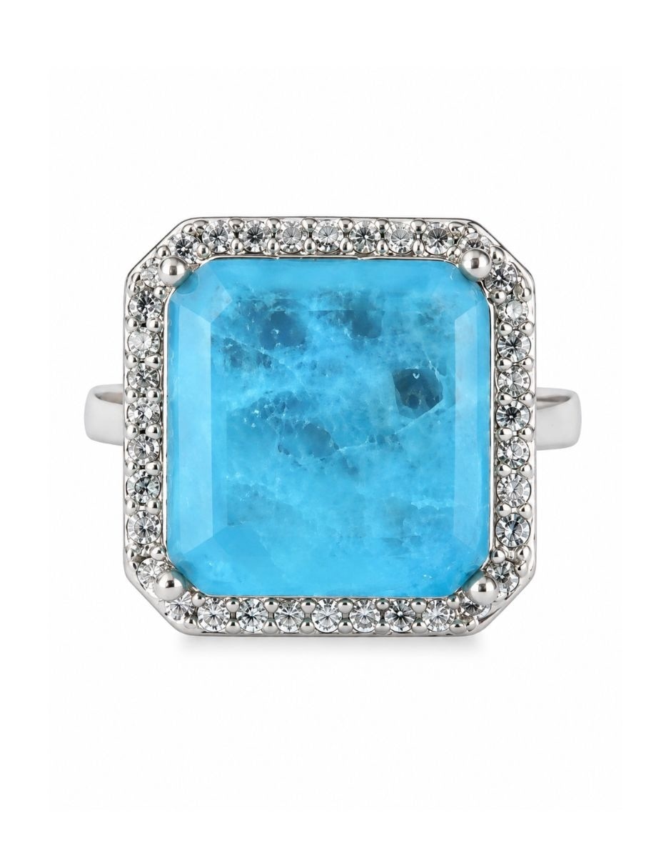 Anillo de (si aplica) Cuadrado Calista No aplica Sin kilataje de Aleación de metal Zirconia Baño de rodio Anillo de (si aplica) Cuadrado Calista No aplica Sin kilataje de Aleación de metal Zirconia Baño de rodio