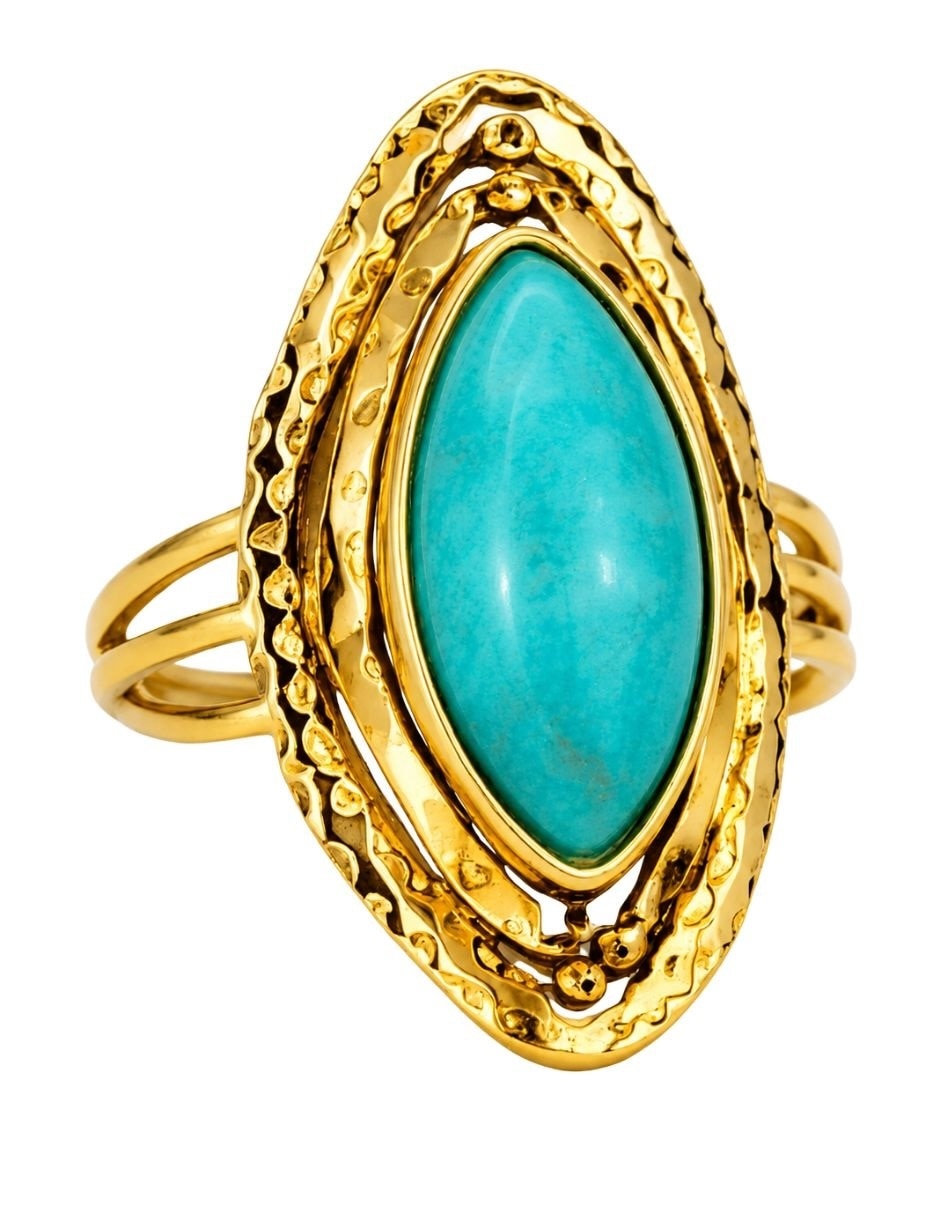 Anillo de (si aplica) Irregular Azura No aplica Sin kilataje de Acero inoxidable Resina Baño de oro Anillo de (si aplica) Irregular Azura No aplica Sin kilataje de Acero inoxidable Resina Baño de oro